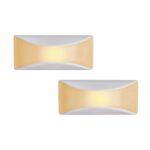 Wireless Battery Powered Amber Sleep Friendly  Nightlight, 2-Pack, White