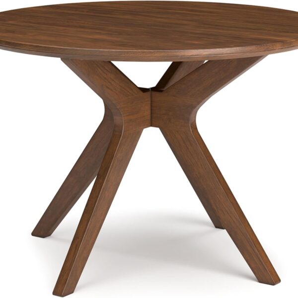by  Traditional Round Dining Room Table, Seats up to 4, Brown