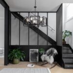Industrial Style Chandelier, with Matt Black Finish Geometric Shade Pendant Lighting Fixture for Dining Room Living Room Kitchen Island Bedroom 5-Light - Image 2